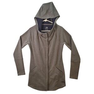 The North Face Women's Wrap-Ture Full Zip Jacket Grey Size M Fleece Activewear